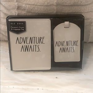 NWT Rae Dunn Passport Cover & Luggage Tag